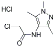 2-CHLORO-N-(1,3,5-TRIMETHYL-1H-PYRAZOL-4-YL)-ACETAMIDE HYDROCHLORIDE Struktur