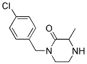 1-(4-CHLOROBENZYL)-3-METHYLPIPERAZIN-2-ONE Struktur