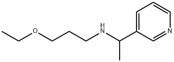 (3-ETHOXY-PROPYL)-(1-PYRIDIN-3-YL-ETHYL)-AMINE Struktur