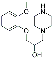 1-(2-METHOXY-PHENOXY)-3-PIPERAZIN-1-YL-PROPAN-2-OL Struktur