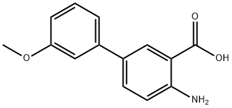 4-AMINO-3'-METHOXY-1,1'-BIPHENYL-3-CARBOXYLIC ACID Struktur