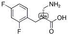 (R)-2-AMINOMETHYL-3-(2,4-DIFLUORO-PHENYL)-PROPIONIC ACID Struktur