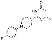 2-[4-(4-FLUOROPHENYL)PIPERAZIN-1-YL]-6-METHYLPYRIMIDIN-4(3H)-ONE Struktur