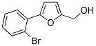 [5-(2-BROMO-PHENYL)-FURAN-2-YL]-METHANOL Struktur