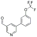 5-[3-(TRIFLUOROMETHOXY)PHENYL]NICOTINALDEHYDE Struktur