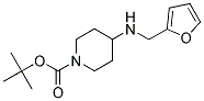 1-N-BOC-4-(2-FURFURYLMETHYLAMINO)PIPERIDINE Struktur