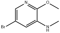 (5-BROMO-2-METHOXY-PYRIDIN-3-YL)METHYLAMINE Struktur