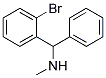 N-[(2-BROMOPHENYL)(PHENYL)METHYL]-N-METHYLAMINE Struktur