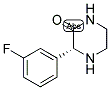 (R)-3-(3-FLUORO-PHENYL)-PIPERAZIN-2-ONE Struktur