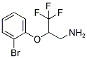 2-(2-BROMO-PHENOXY)-3,3,3-TRIFLUORO-PROPYLAMINE Struktur