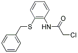 N-[2-(BENZYLTHIO)PHENYL]-2-CHLOROACETAMIDE Struktur