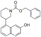 3-(7-HYDROXY-NAPHTHALEN-1-YL)-PIPERIDINE-1-CARBOXYLIC ACID BENZYL ESTER Struktur