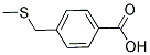 4-[(METHYLTHIO)METHYL]BENZOIC ACID Struktur