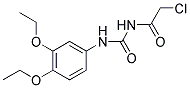 2-CHLORO-N-[[(3,4-DIETHOXYPHENYL)AMINO]CARBONYL]ACETAMIDE Struktur