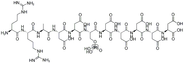 CASEIN KINASE II SUBSTRATE [RRADDSDDDDD], PHOSPHORYLATED Struktur