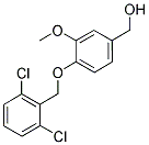 (4-[(2,6-DICHLOROBENZYL)OXY]-3-METHOXYPHENYL)METHANOL Struktur