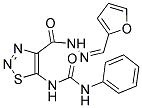 N-(4-{[(2Z)-2-(2-FURYLMETHYLENE)HYDRAZINO]CARBONYL}-1,2,3-THIADIAZOL-5-YL)-N'-PHENYLUREA Structure