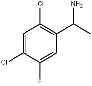 1-(2,4-DICHLORO-5-FLUOROPHENYL)ETHANAMINE Struktur