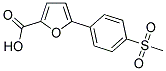 5-[4-(METHYLSULFONYL)PHENYL]-2-FUROIC ACID Struktur