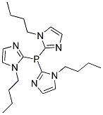 2-[BIS(1-BUTYL-1H-IMIDAZOL-2-YL)PHOSPHINO]-1-BUTYL-1H-IMIDAZOLE Struktur