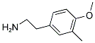 2-(4-METHOXY-3-METHYL-PHENYL)-ETHYLAMINE Struktur