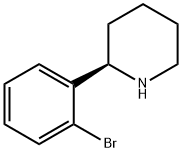 (R)-2-(2-BROMOPHENYL)PIPERIDINE Struktur