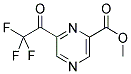 6-(2,2,2-TRIFLUORO-ACETYL)-PYRAZINE-2-CARBOXYLIC ACID METHYL ESTER Struktur