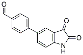 4-(2,3-DIOXO-2,3-DIHYDRO-1H-INDOL-5-YL)BENZALDEHYDE Struktur