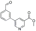 METHYL 5-(3-FORMYLPHENYL)NICOTINATE Struktur