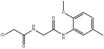 2-CHLORO-N-(2-[(2-METHOXY-5-METHYLPHENYL)AMINO]-2-OXOETHYL)ACETAMIDE Struktur