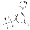 (1E)-6,6,7,7-TETRAFLUORO-1-(2-FURYL)HEPT-1-ENE-3,5-DIONE Struktur