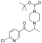 1-(6-CHLORO-PYRIDIN-3-YL)-3-(4-BOC-PIPERAZIN-1-YL)-BUTAN-1-ONE Struktur