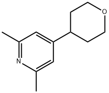 2,6-DIMETHYL-4-(TETRAHYDRO-PYRAN-4-YL)-PYRIDINE Struktur