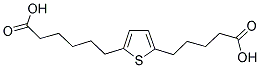 6-[5-(4-CARBOXYBUTYL)-2-THIENYL]HEXANOIC ACID Struktur