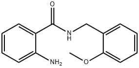 2-AMINO-N-(2-METHOXYBENZYL)BENZAMIDE Struktur