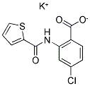 POTASSIUM 4-CHLORO-2-[(THIEN-2-YLCARBONYL)AMINO]BENZOATE Struktur