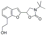 3-TERT-BUTYL-5(R/S)-[7-(HYDROXYETHYL)-2-BENZOFURANYL]-2-OXAZOLIDINONE Struktur