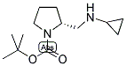 (R)-2-CYCLOPROPYLAMINOMETHYL-PYRROLIDINE-1-CARBOXYLIC ACID TERT-BUTYL ESTER Struktur