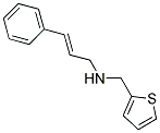 3-PHENYL-N-(THIEN-2-YLMETHYL)PROP-2-EN-1-AMINE Struktur