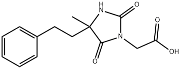 [4-METHYL-2,5-DIOXO-4-(2-PHENYLETHYL)IMIDAZOLIDIN-1-YL]ACETIC ACID Struktur