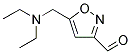 5-[(DIETHYLAMINO)METHYL]-3-ISOXAZOLECARBALDEHYDE Struktur