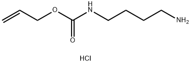 ALLYL N-(4-AMINOBUTYL)CARBAMATE HYDROCHLORIDE Struktur