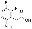 6-AMINO-2,3-DIFLUOROBENZENE ACETIC ACID Struktur