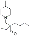 2-ETHYL-2-(4-METHYL-PIPERIDIN-1-YLMETHYL)-HEXANAL Struktur