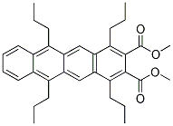 DIMETHYL 1,4,6,11-TETRAPROPYLNAPHTHACENE-2,3-DICARBOXYLATE Struktur