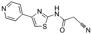 2-CYANO-N-(4-PYRIDIN-4-YL-1,3-THIAZOL-2-YL)ACETAMIDE Struktur