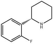 (S)-2-(2-FLUOROPHENYL)PIPERIDINE Struktur