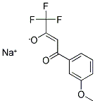 SODIUM (2Z)-1,1,1-TRIFLUORO-4-(3-METHOXYPHENYL)-4-OXOBUT-2-EN-2-OLATE Struktur