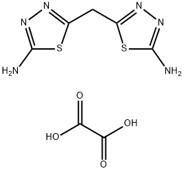 5-[(5-AMINO-1,3,4-THIADIAZOL-2-YL)METHYL]-1,3,4-THIADIAZOL-2-YLAMINE OXALATE Struktur