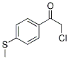 2-CHLORO-1-[4-(METHYLTHIO)PHENYL]ETHANONE Struktur